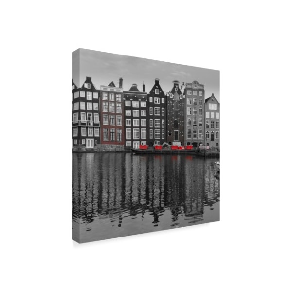 Moises Levy 'Amsterdam Canals' Canvas Art,14x14